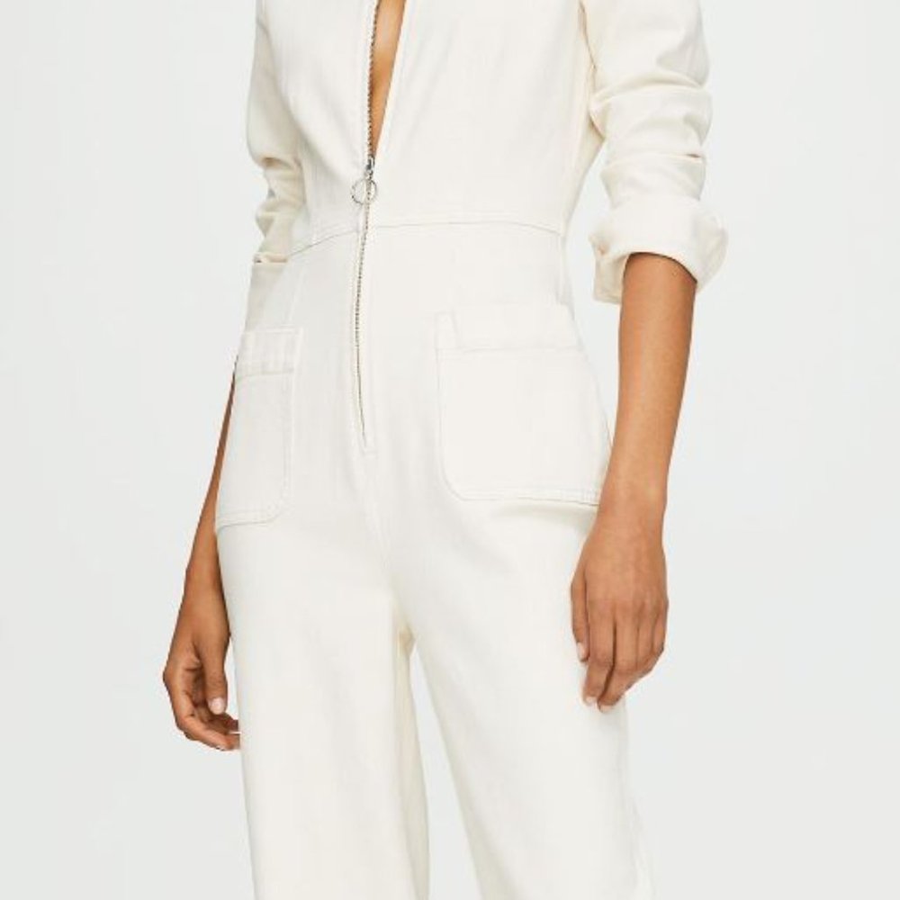Wilfred Brown Zip-Front Jumpsuit - Picture 5 of 5